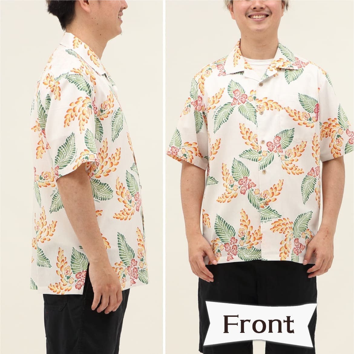 しっかり沖縄を感じる一着