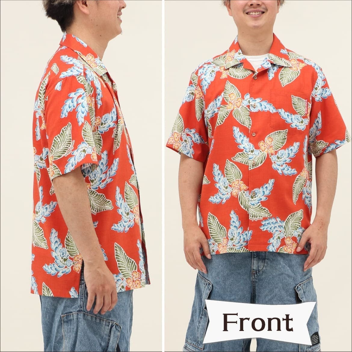 しっかり沖縄を感じる一着