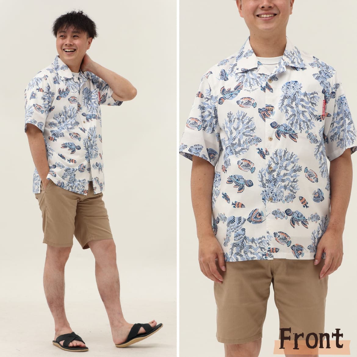 しっかり沖縄を感じる一着