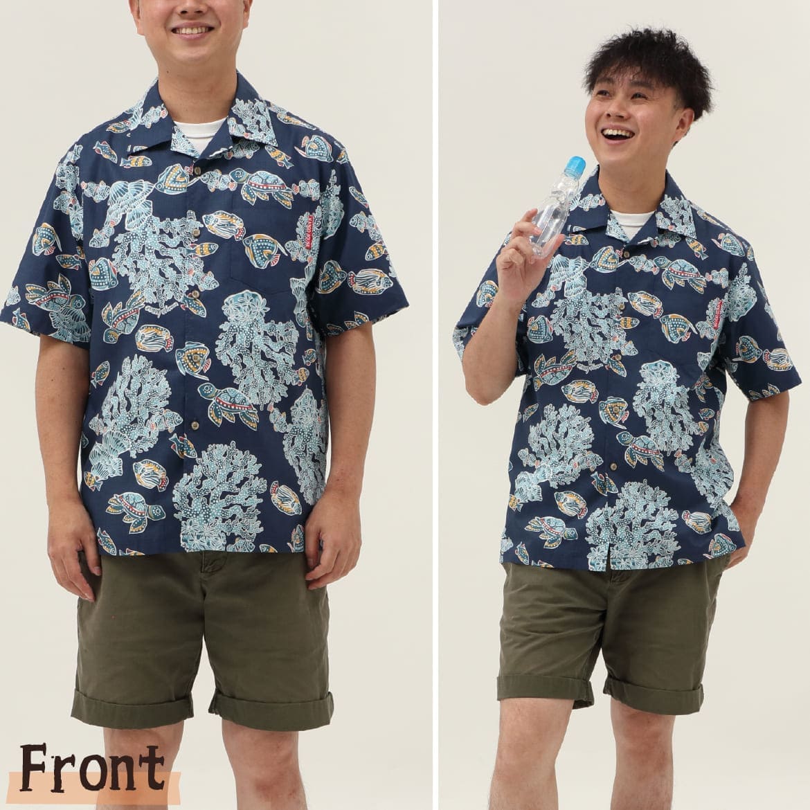 しっかり沖縄を感じる一着