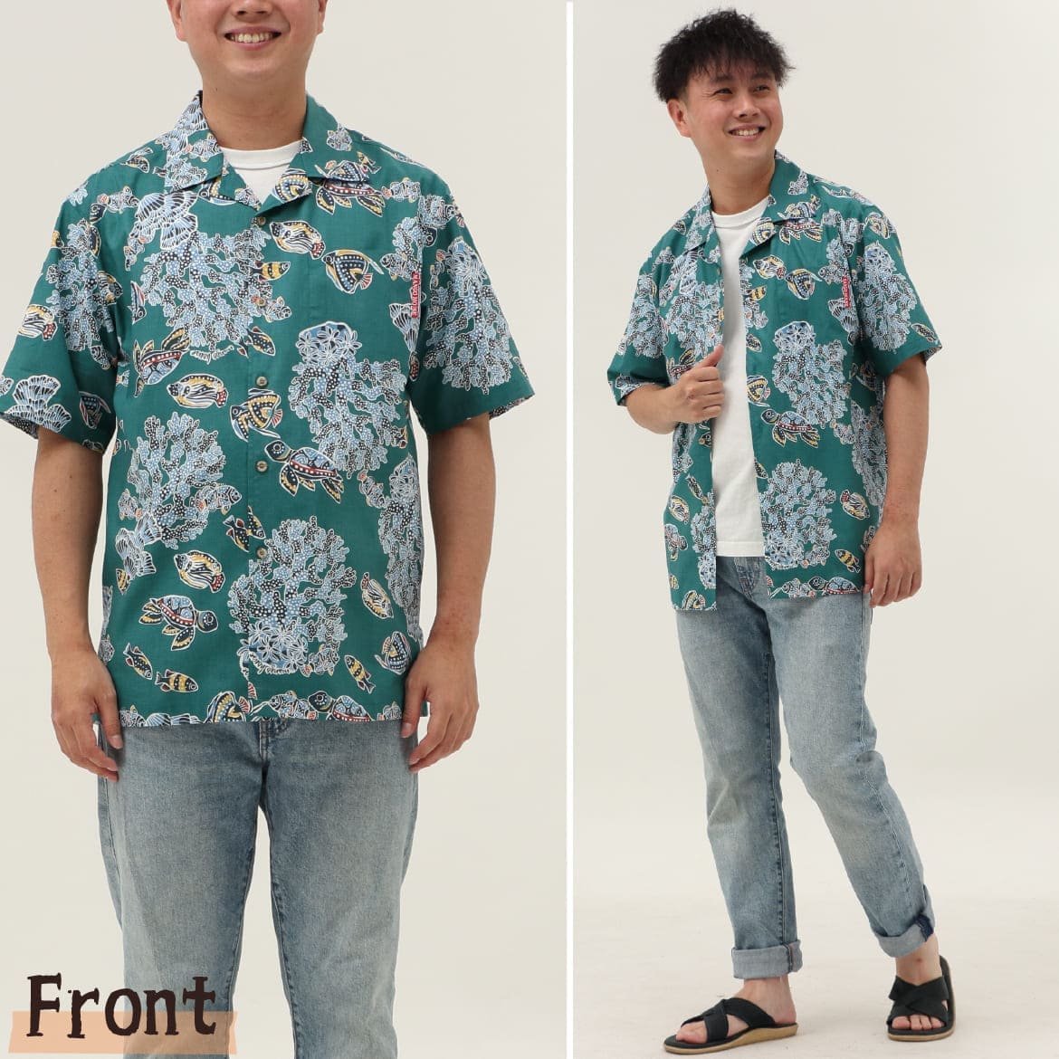 しっかり沖縄を感じる一着