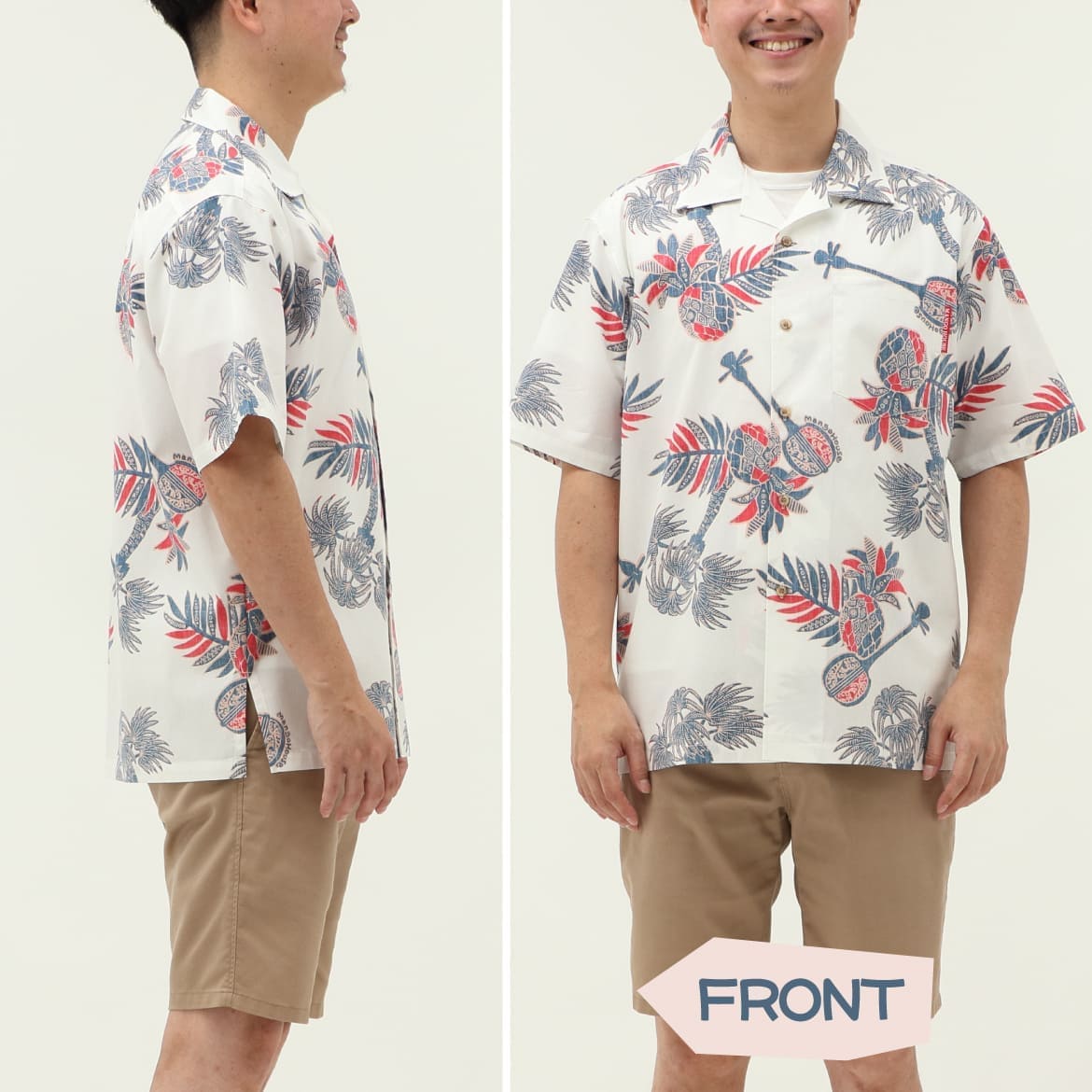 しっかり沖縄を感じる一着