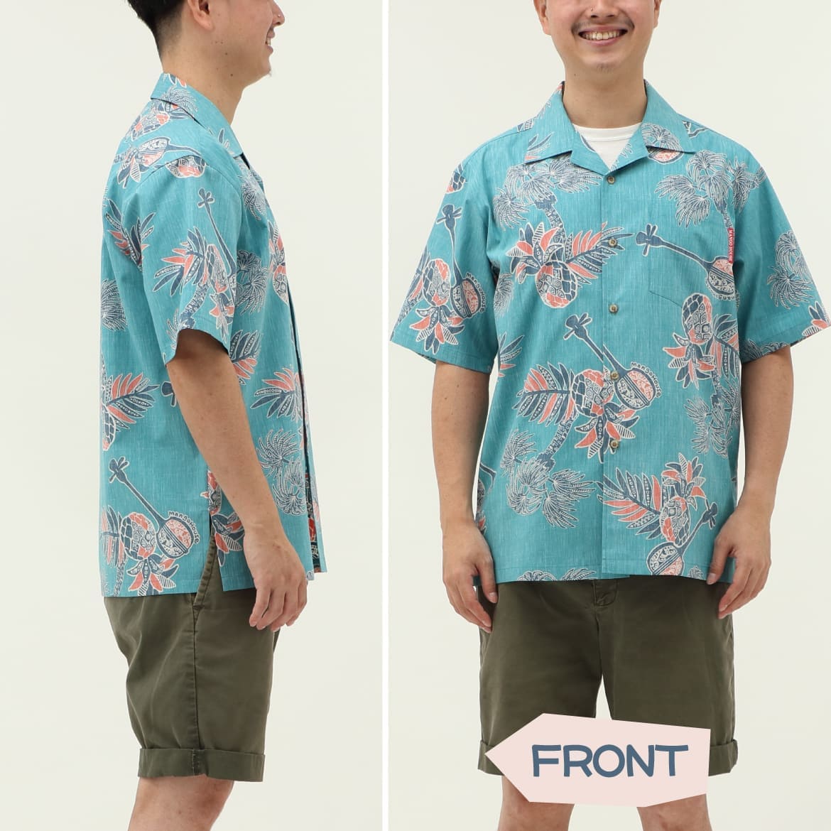 しっかり沖縄を感じる一着