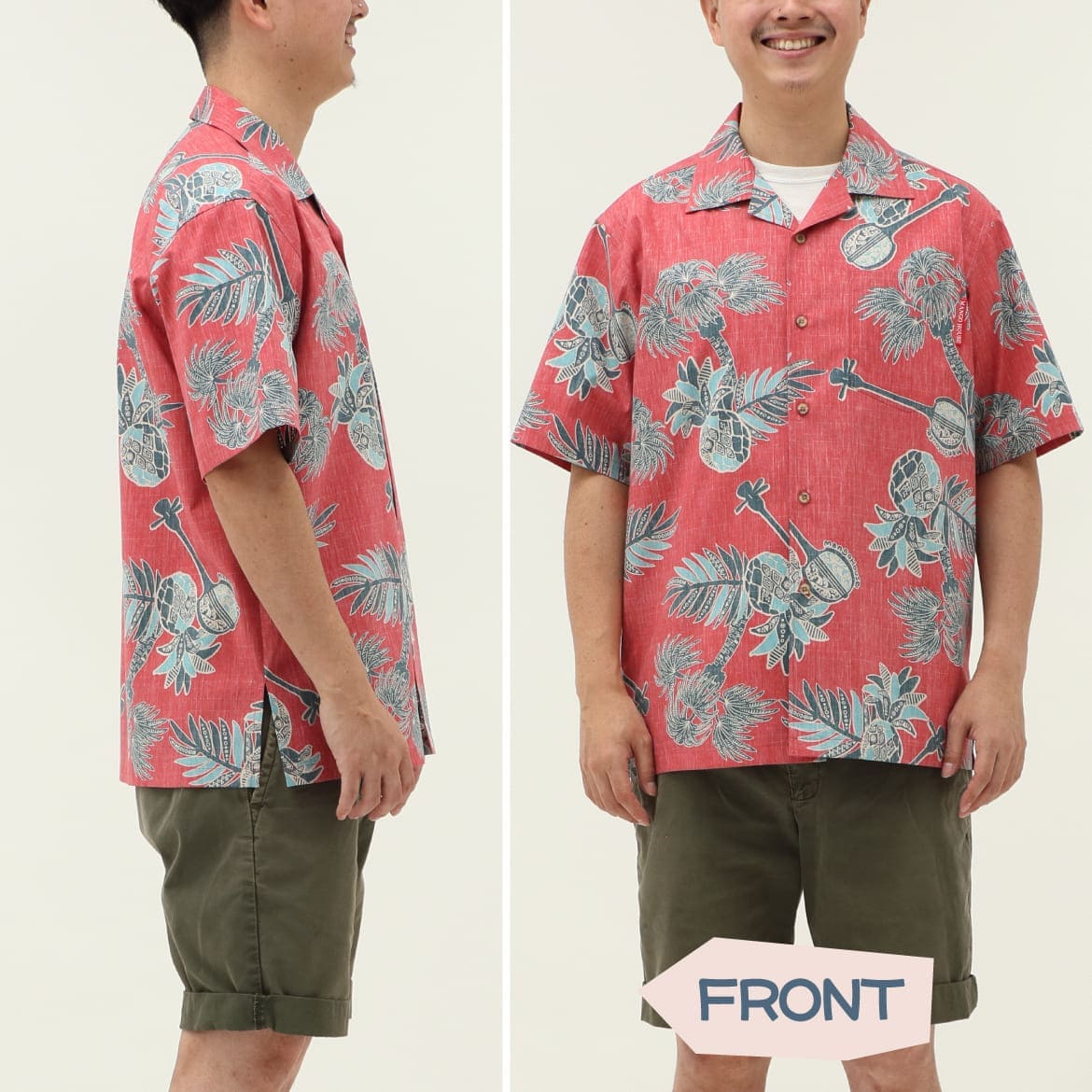 しっかり沖縄を感じる一着