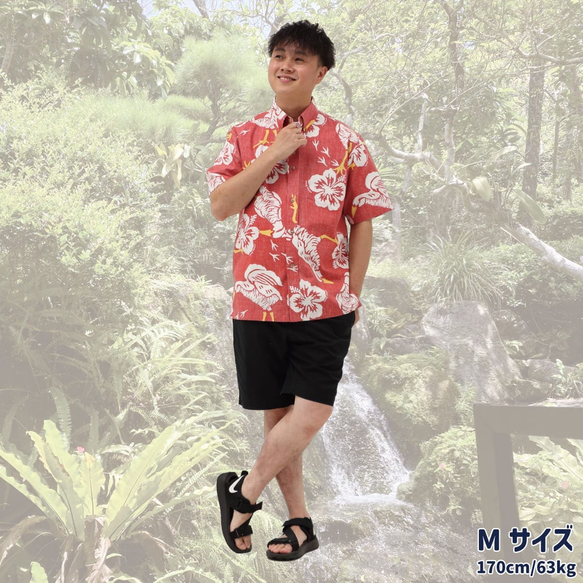 しっかり沖縄を感じる一着