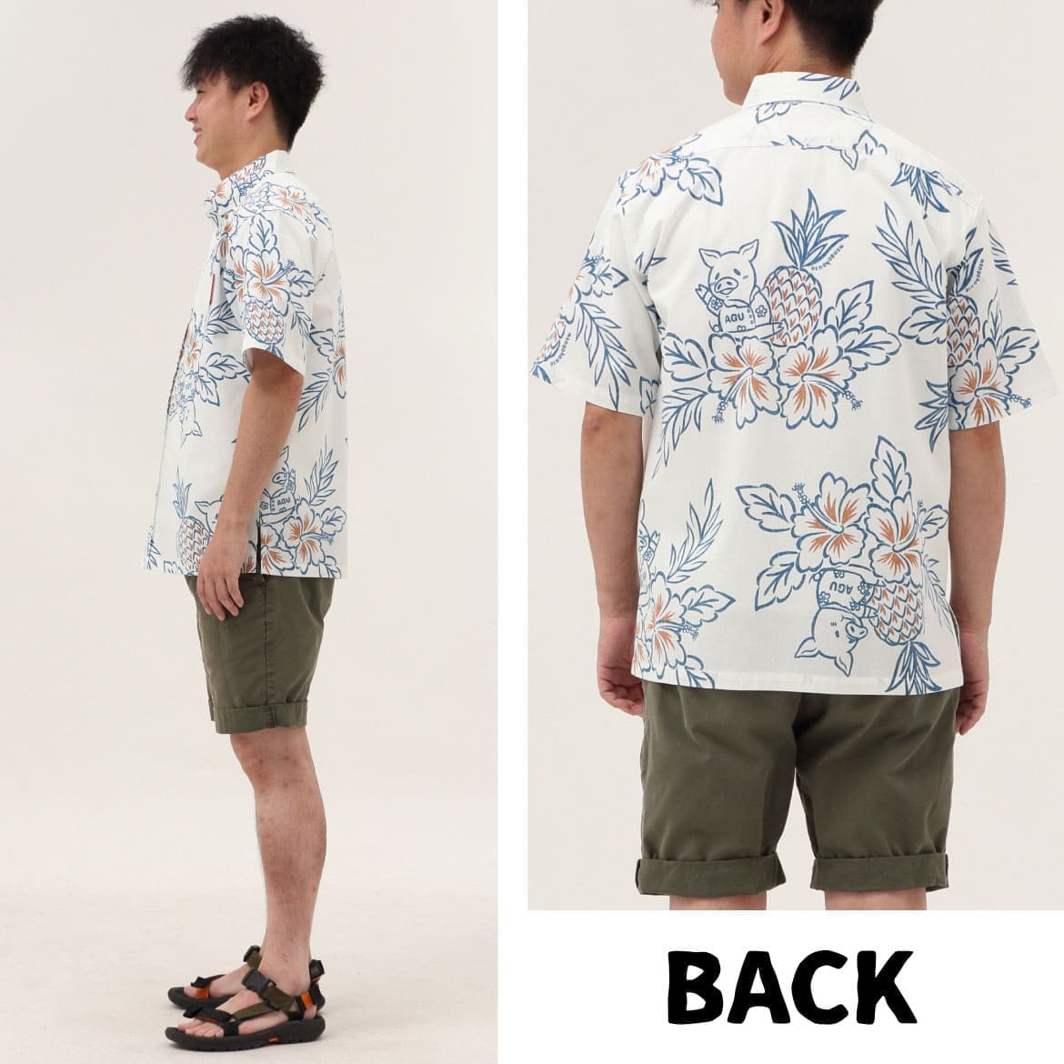 しっかり沖縄を感じる一着