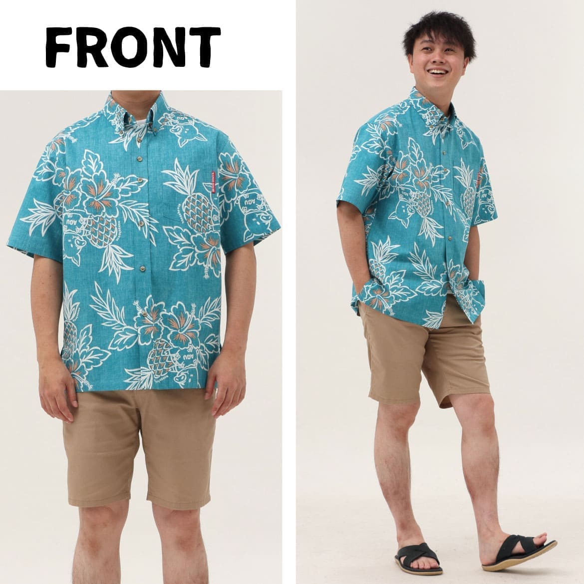 しっかり沖縄を感じる一着