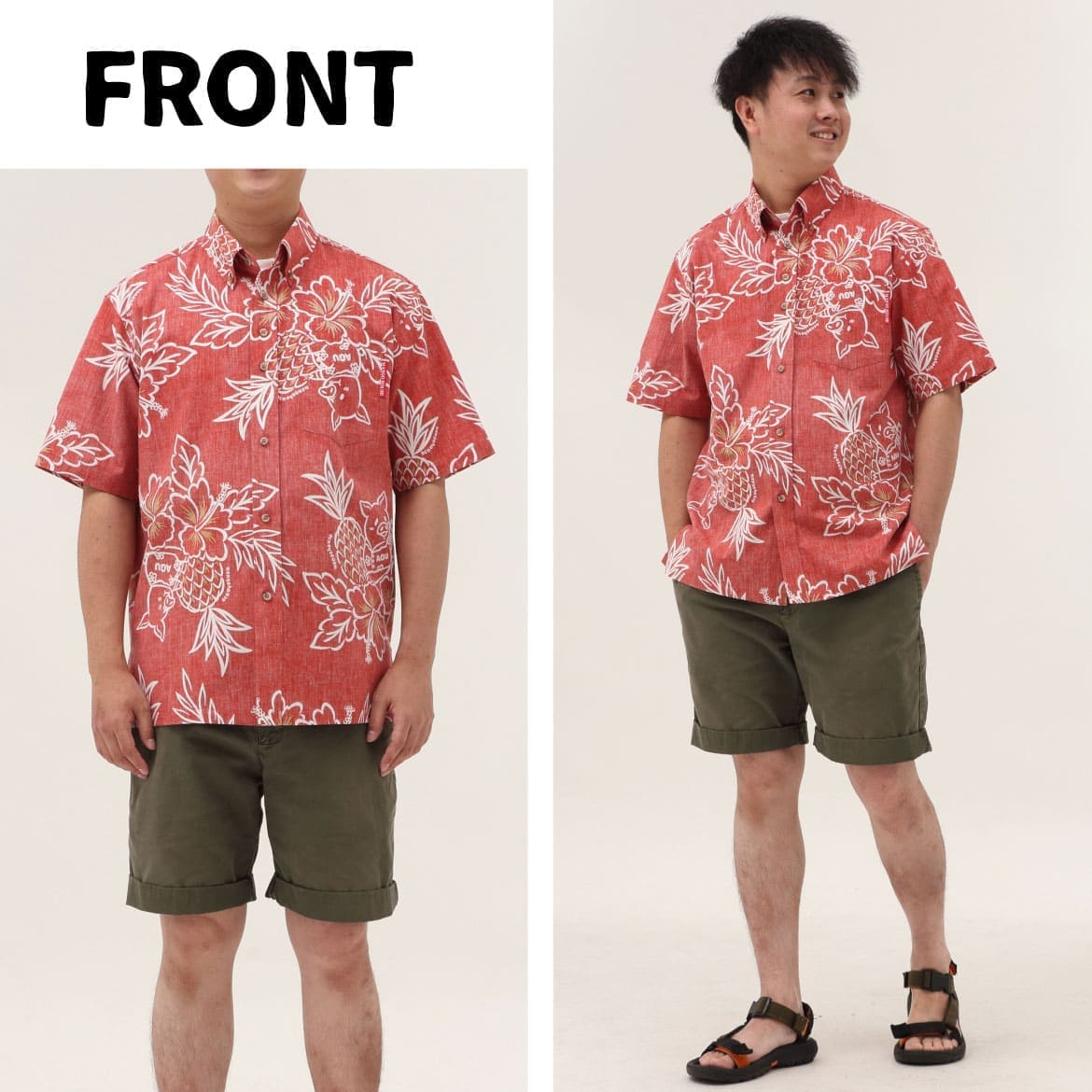 しっかり沖縄を感じる一着