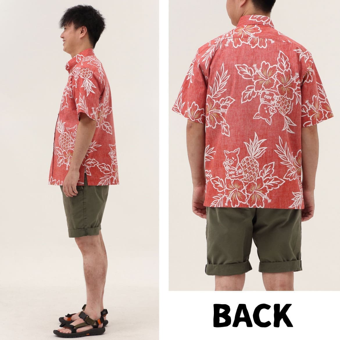 しっかり沖縄を感じる一着