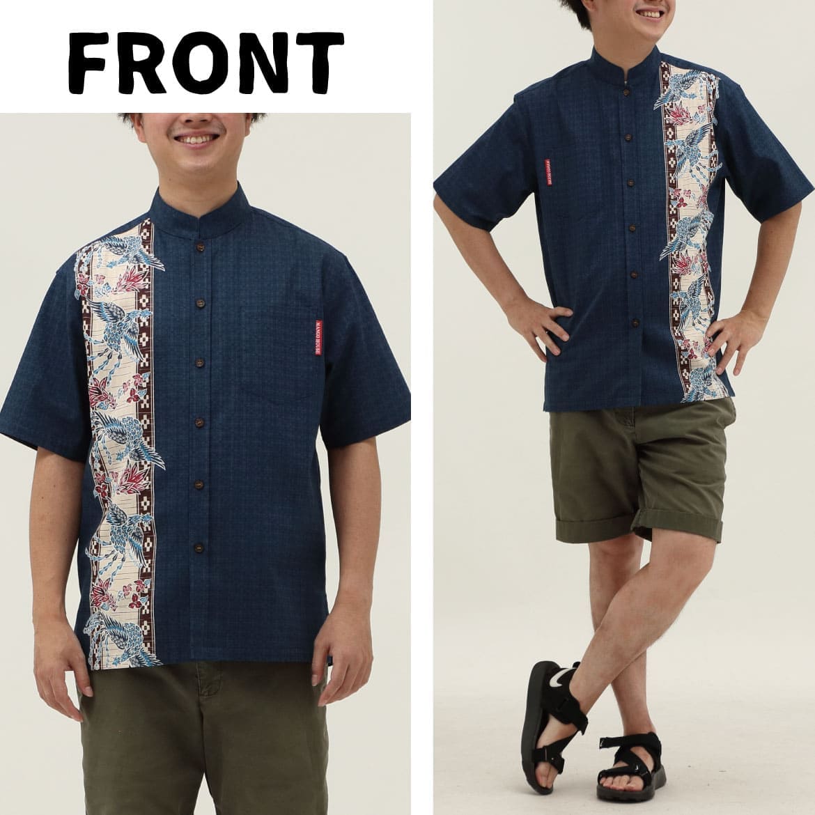 しっかり沖縄を感じる一着