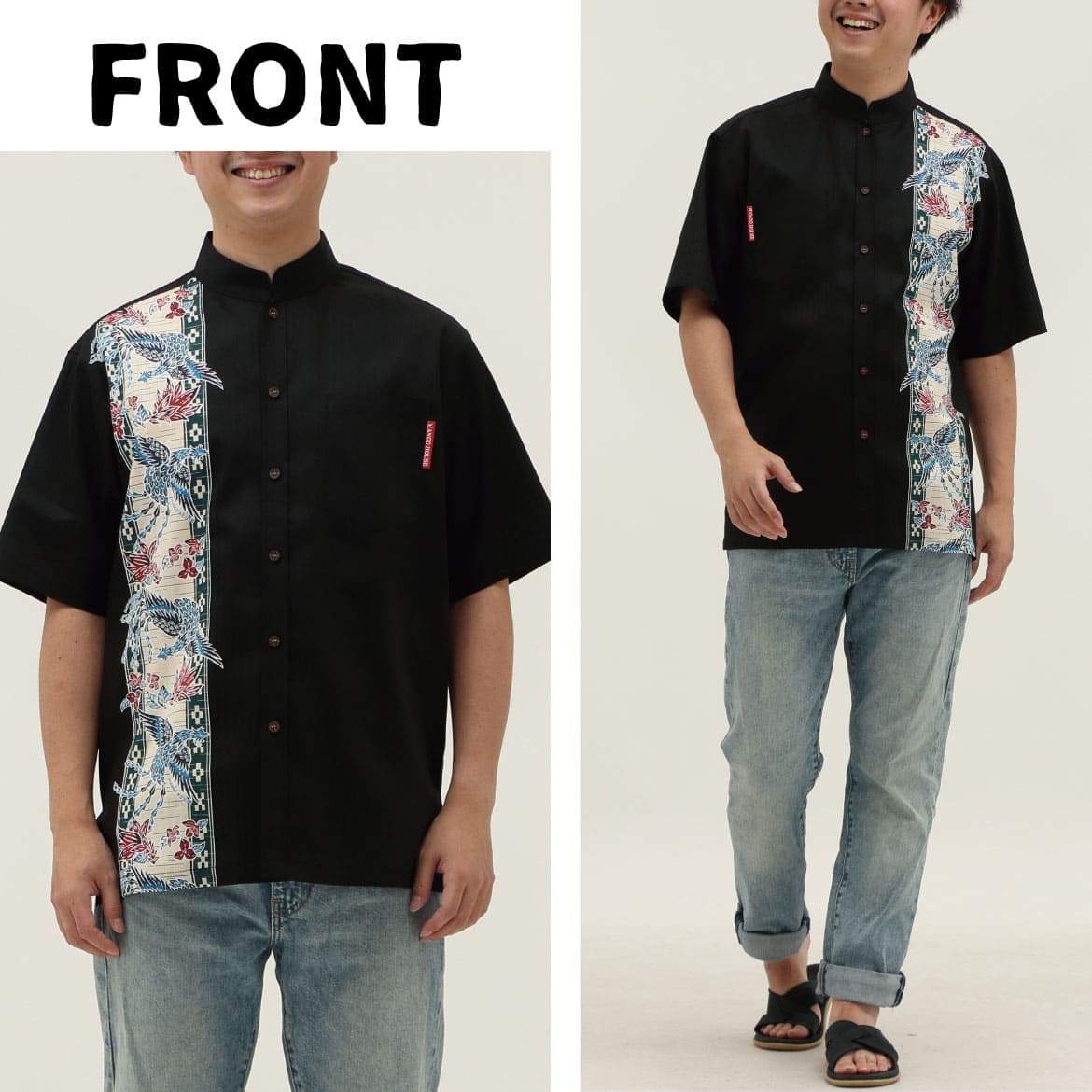 しっかり沖縄を感じる一着