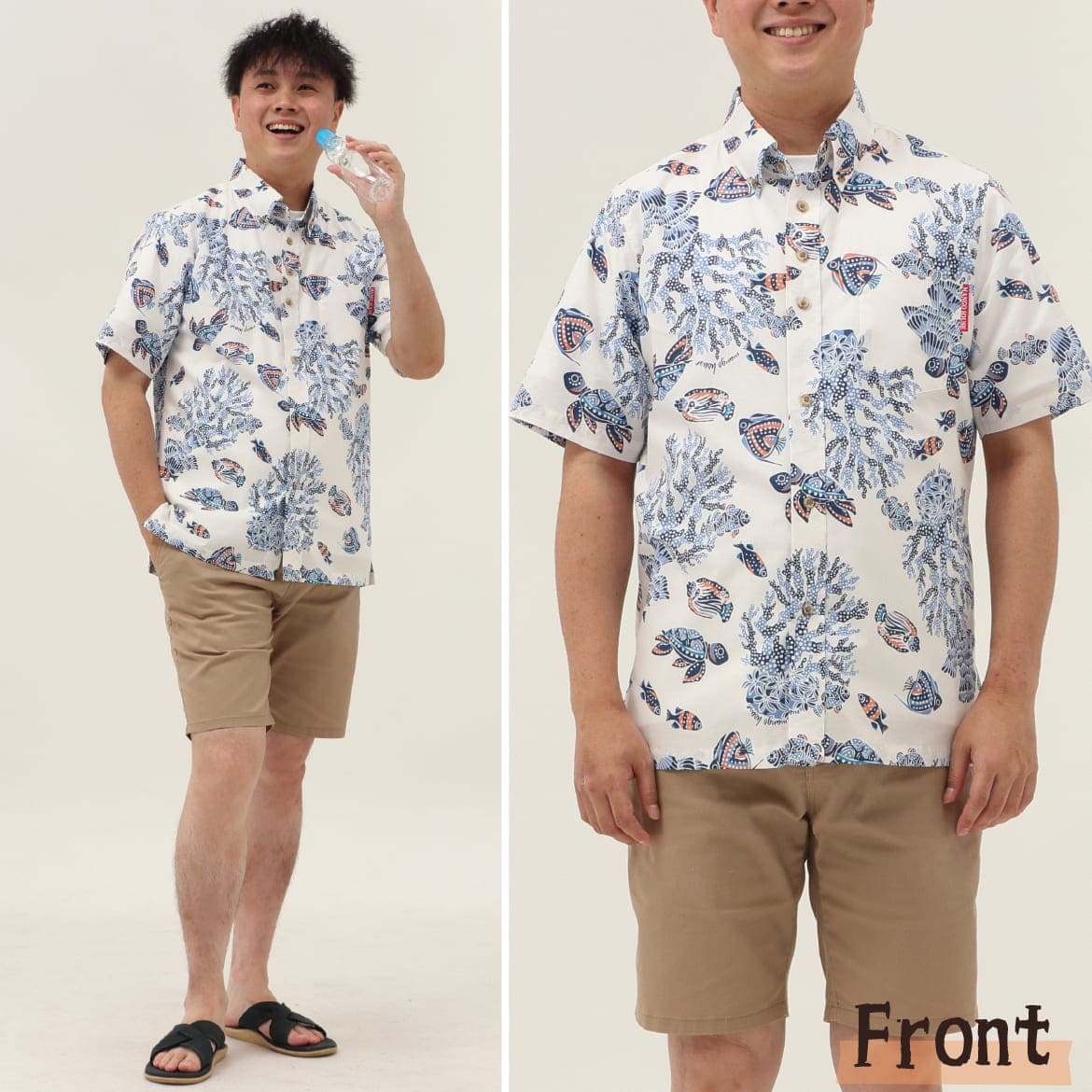 しっかり沖縄を感じる一着