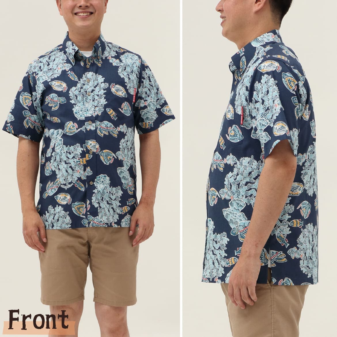 しっかり沖縄を感じる一着