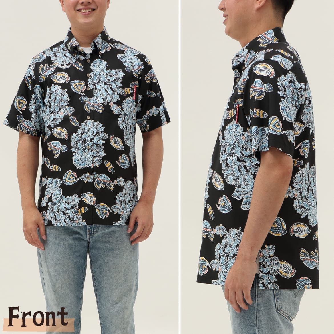 しっかり沖縄を感じる一着