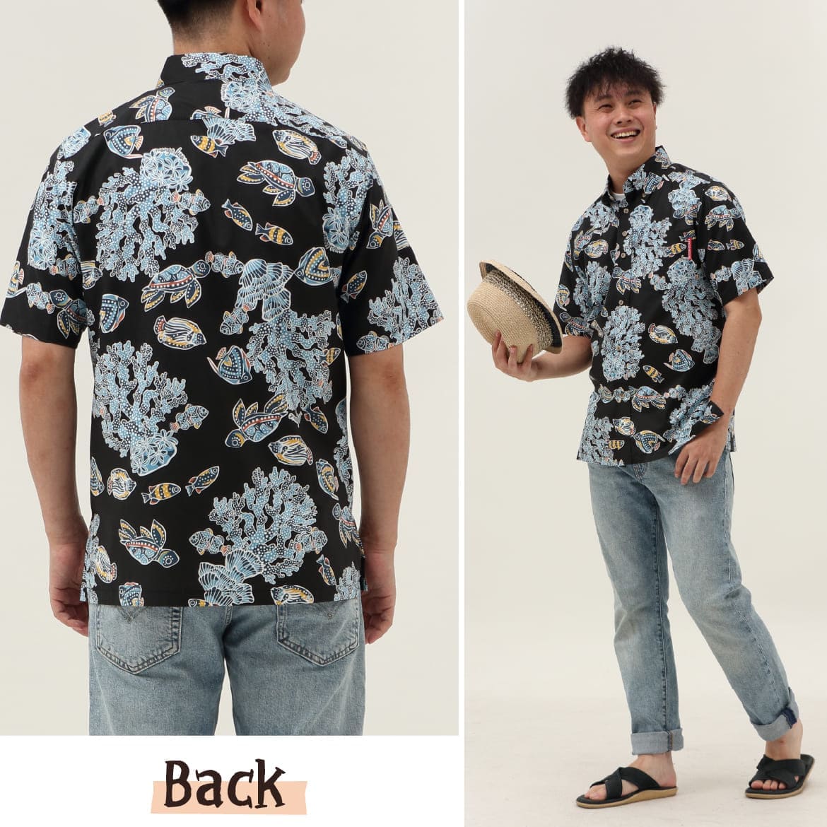 しっかり沖縄を感じる一着