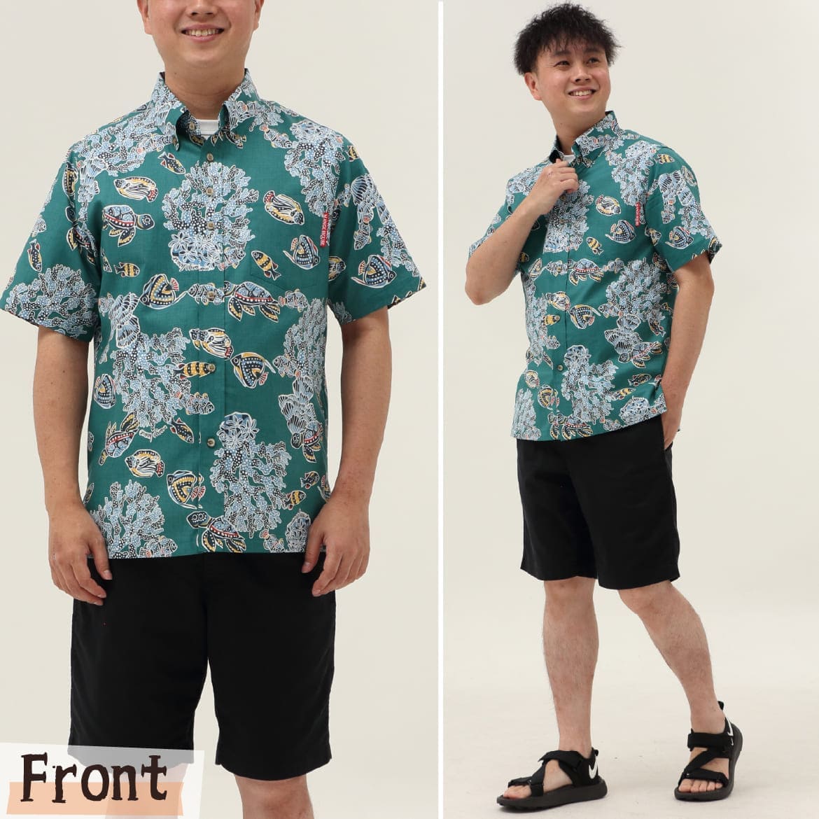 しっかり沖縄を感じる一着