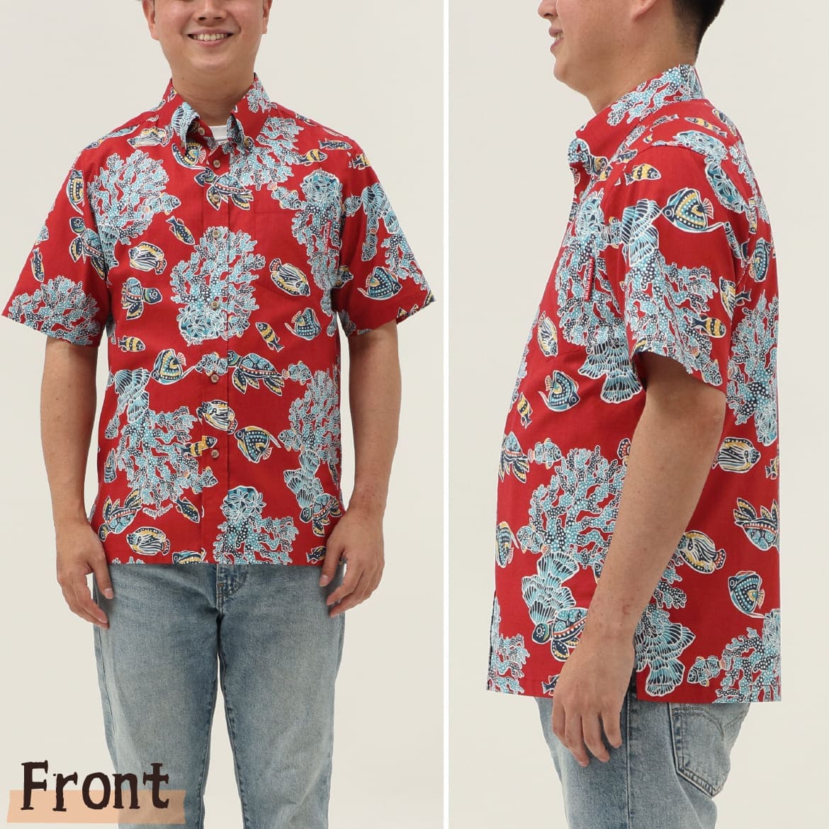 しっかり沖縄を感じる一着