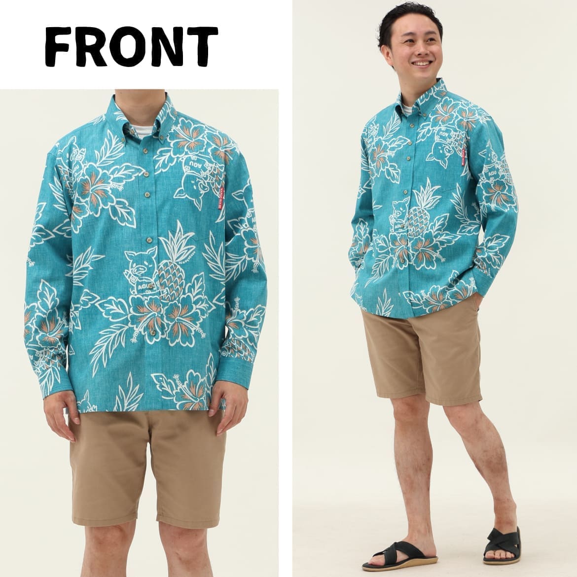 しっかり沖縄を感じるかりゆしウェア