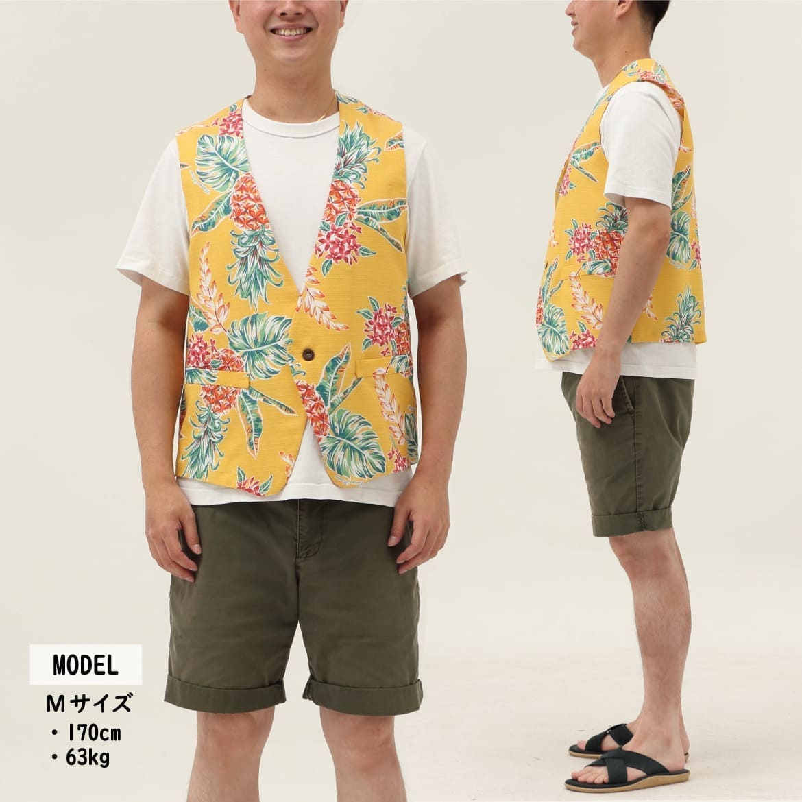 しっかり沖縄を感じる一着