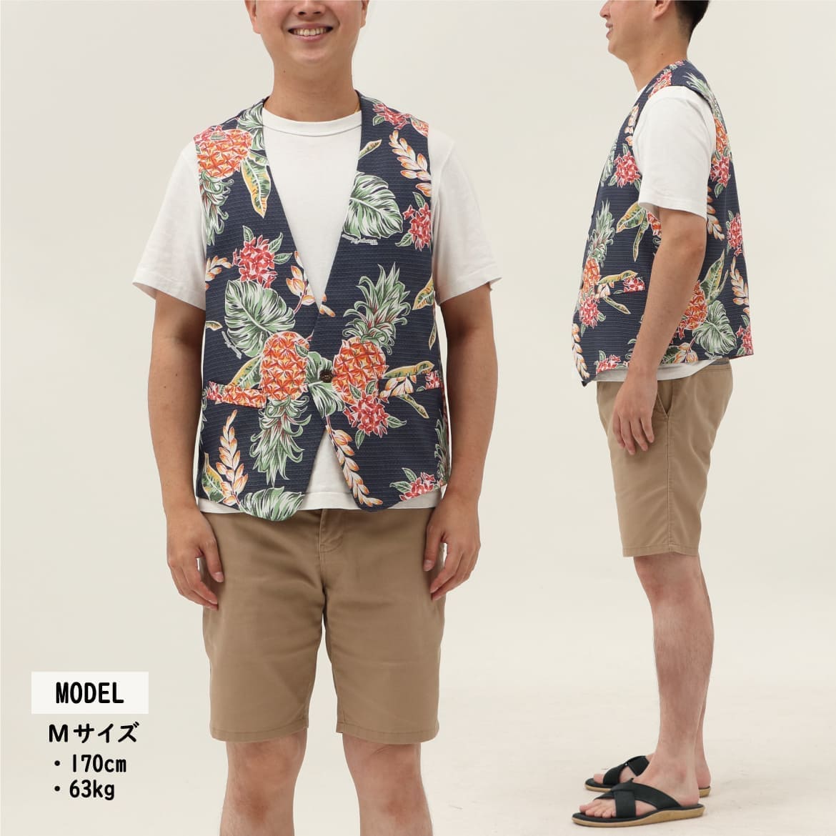 しっかり沖縄を感じる一着