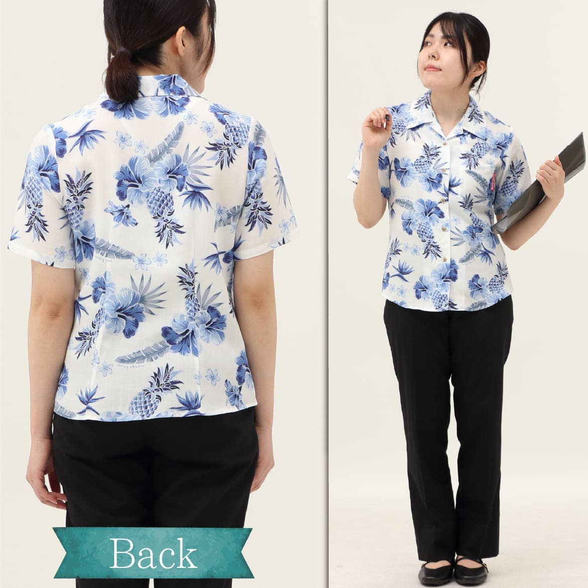 しっかり沖縄を感じる一着