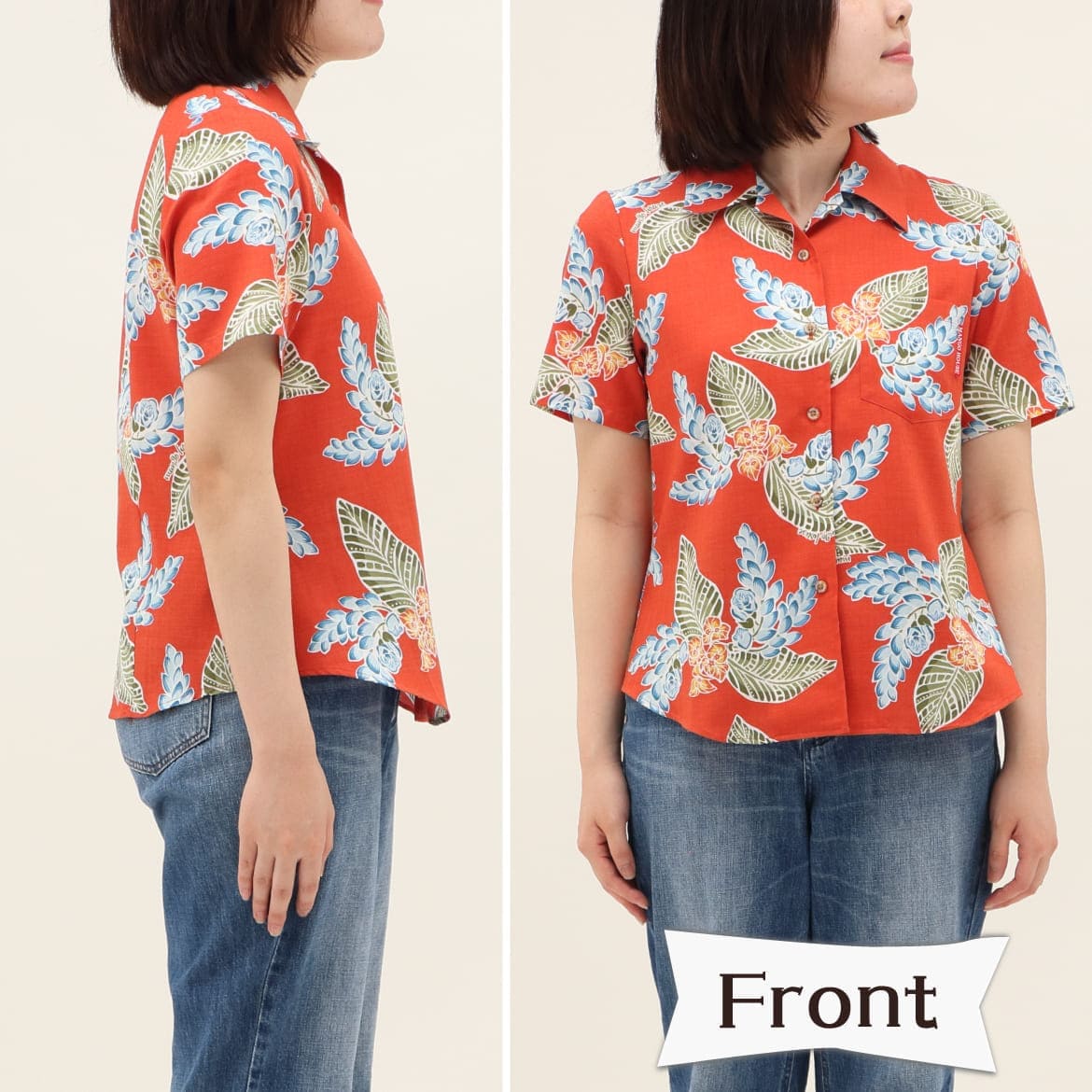 しっかり沖縄を感じる一着