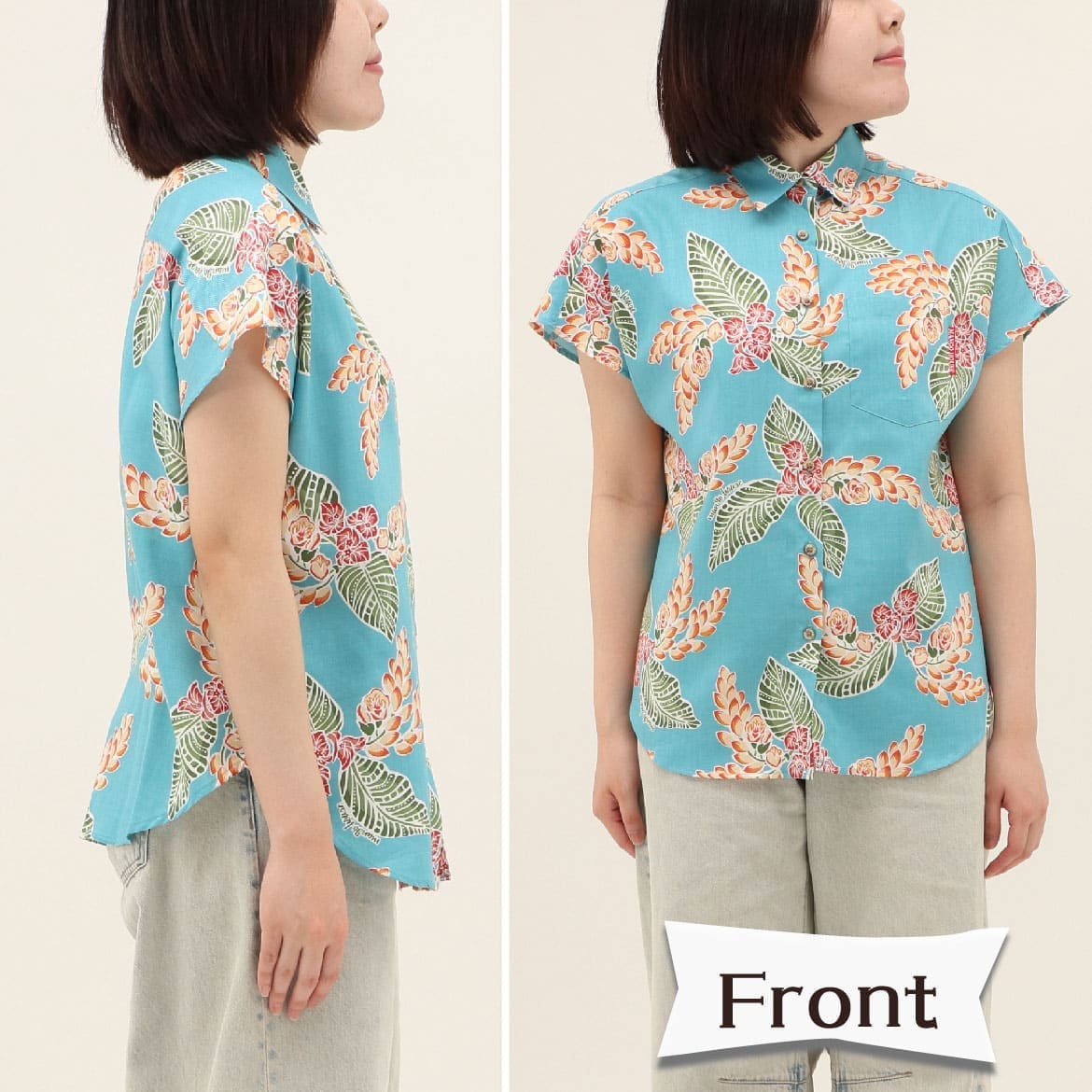 しっかり沖縄を感じる一着