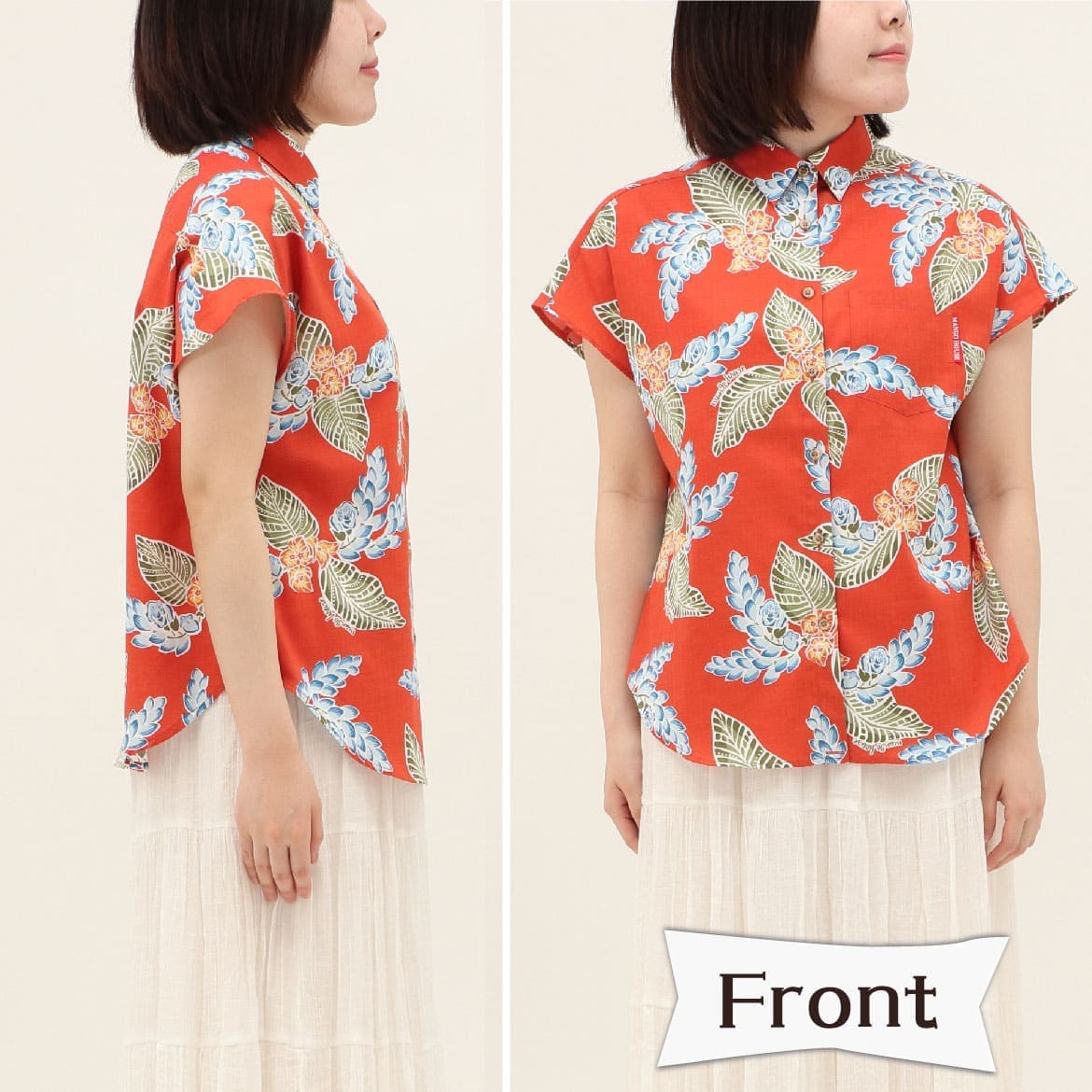 しっかり沖縄を感じる一着