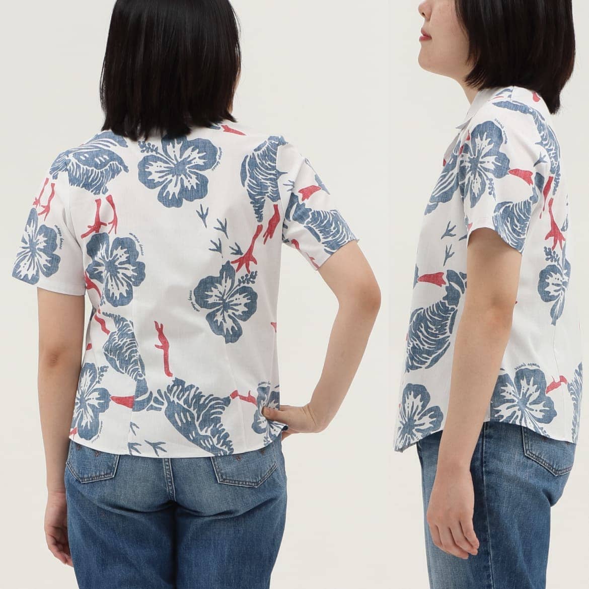 しっかり沖縄を感じる一着