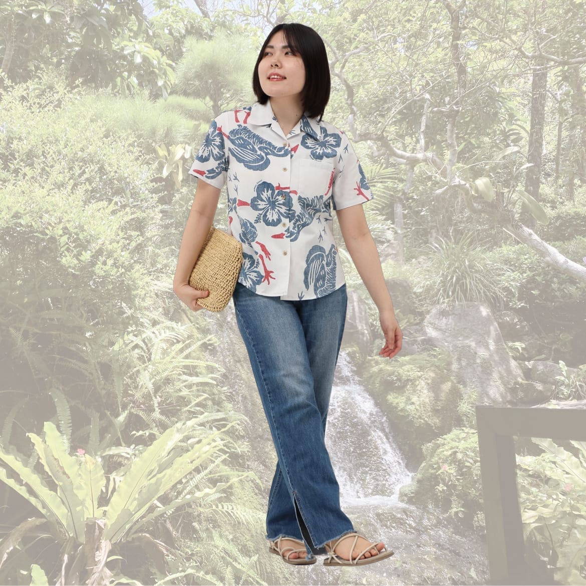 しっかり沖縄を感じる一着