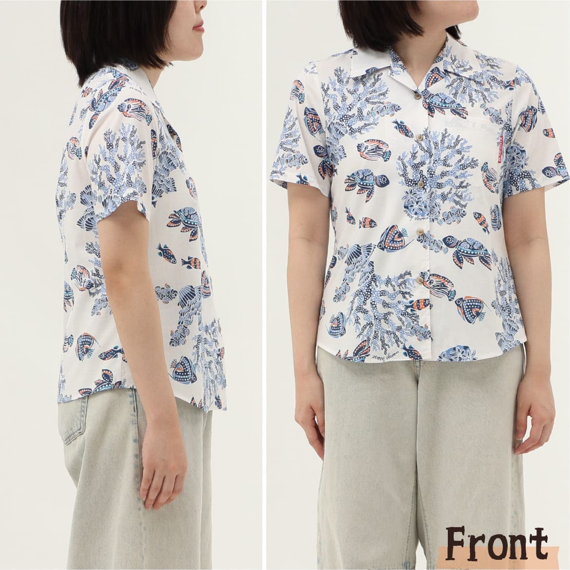 しっかり沖縄を感じる一着