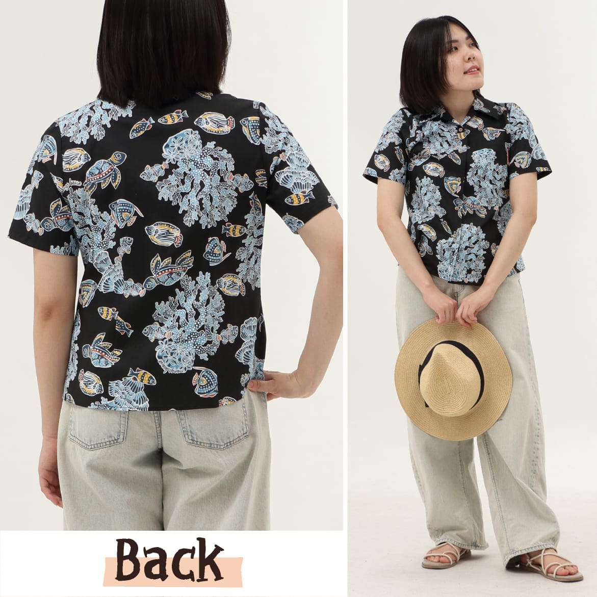 しっかり沖縄を感じる一着