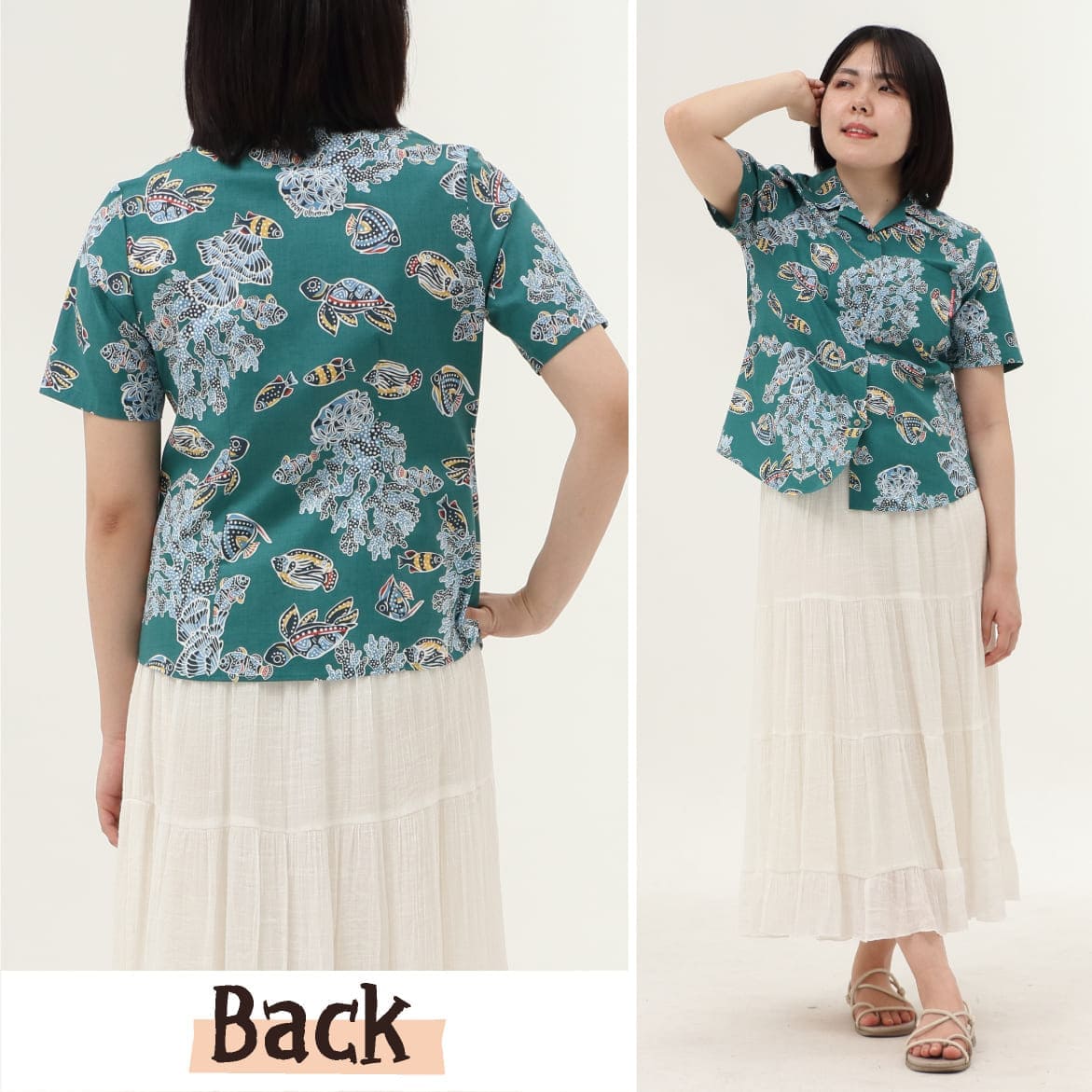 しっかり沖縄を感じる一着