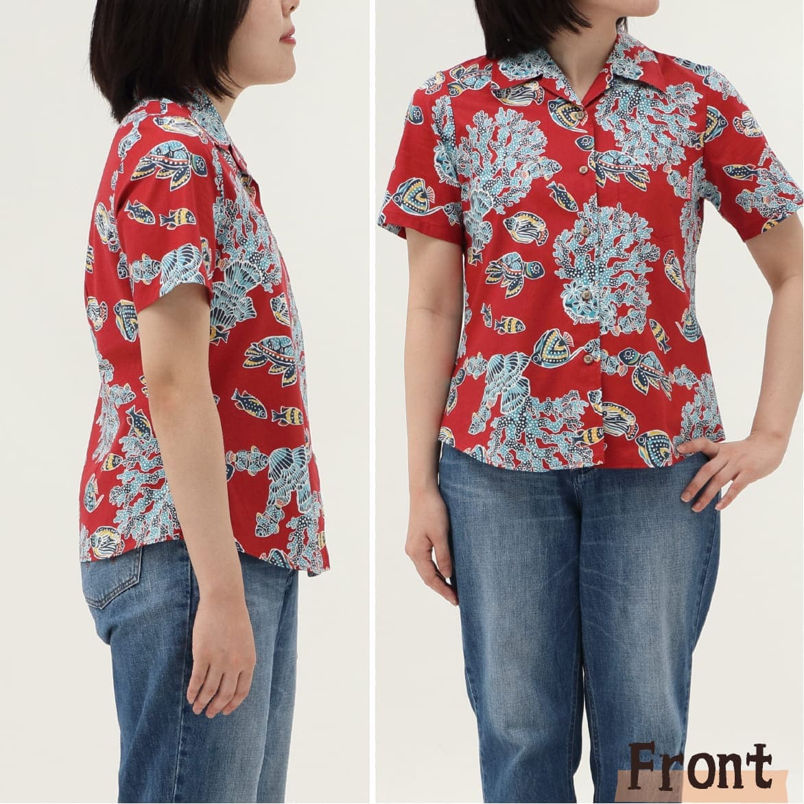 しっかり沖縄を感じる一着