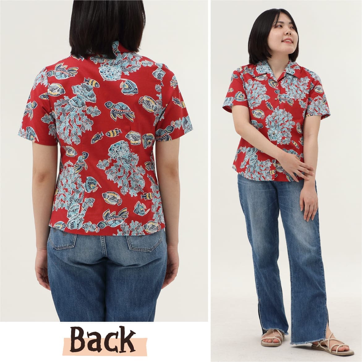 しっかり沖縄を感じる一着