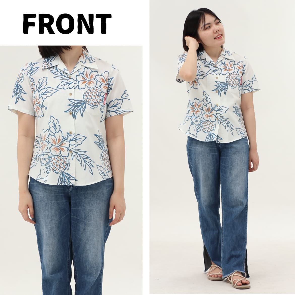 しっかり沖縄を感じる一着