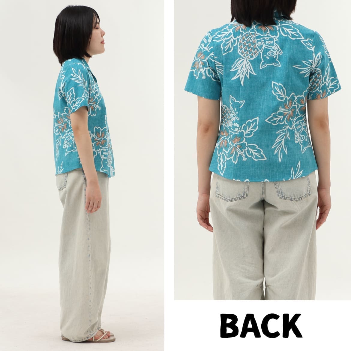 しっかり沖縄を感じる一着