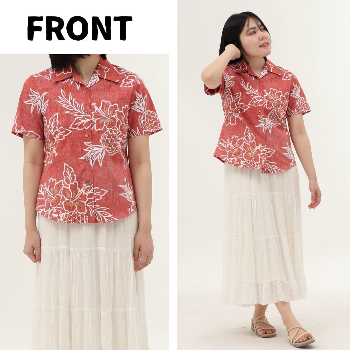 しっかり沖縄を感じる一着