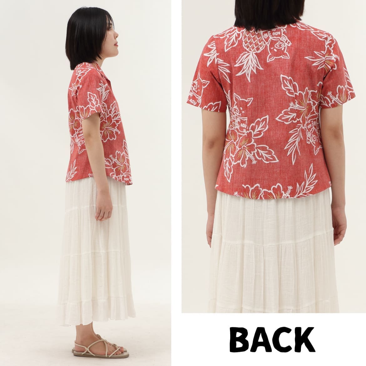 しっかり沖縄を感じる一着