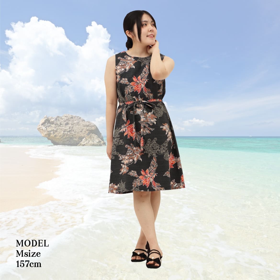 青い空、青い海沖縄を感じるデザイン