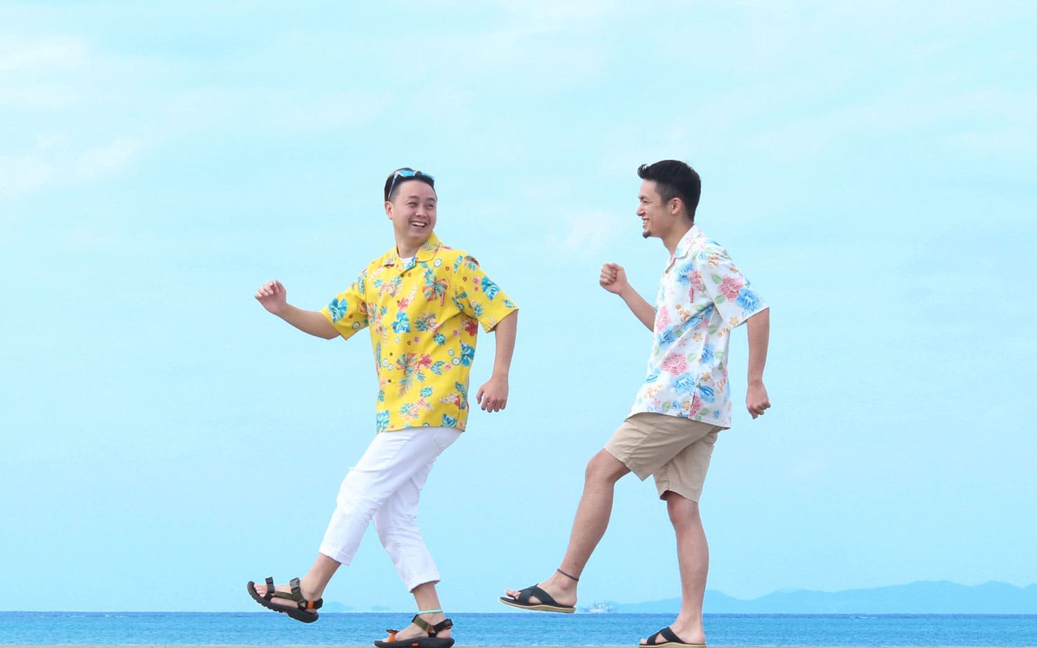 しっかり沖縄を感じる一着