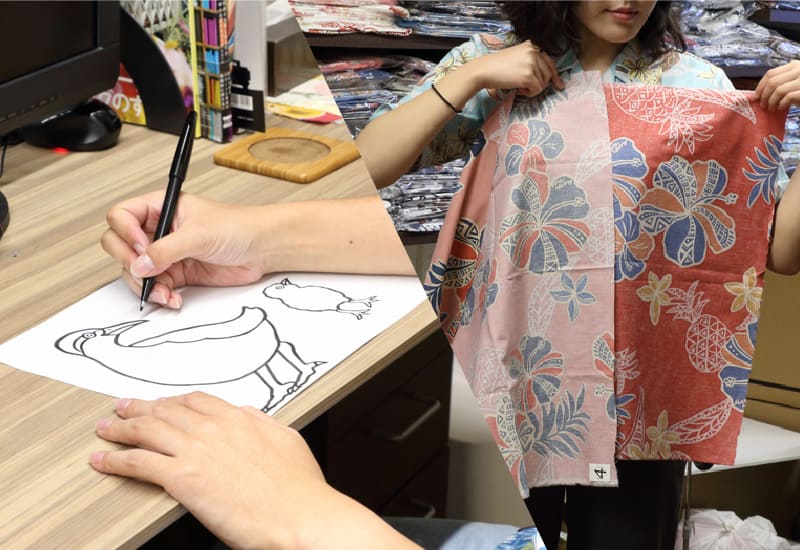 沖縄を感じるアロハシャツ