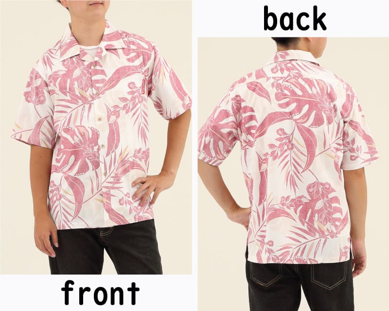 夏を涼しげに彩るメンズアロハシャツ　オフレッド　ディテール