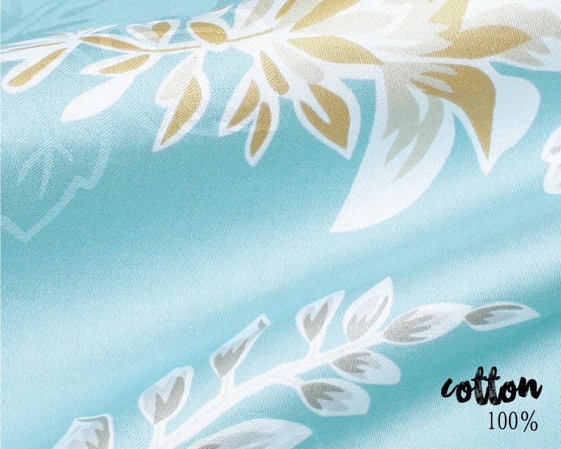 特別な気分を味わえるメンズスリム沖縄アロハシャツ　綿100%