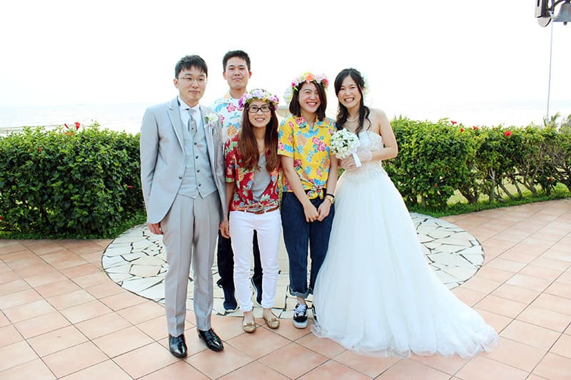 沖縄結婚式　グローリー教会　かりゆしウエディング