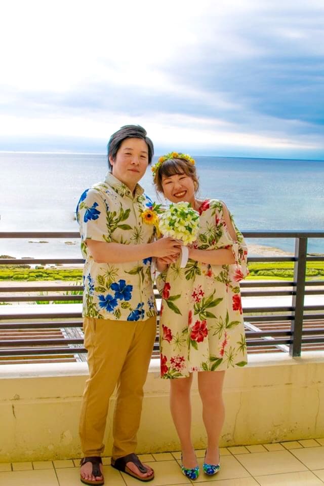 沖縄結婚式　特別感　かりゆしウエディング
