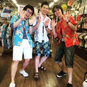 かりゆしウェアを着たよ