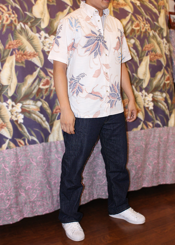 アロハシャツ－かりゆしウェア－ヤンバルクイナデイゴ