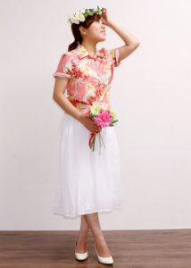 トロピカルウコンおしゃれ裾を結ぶ可愛い