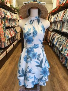 アロハ　新作ホルターネックワンピース　かりゆし